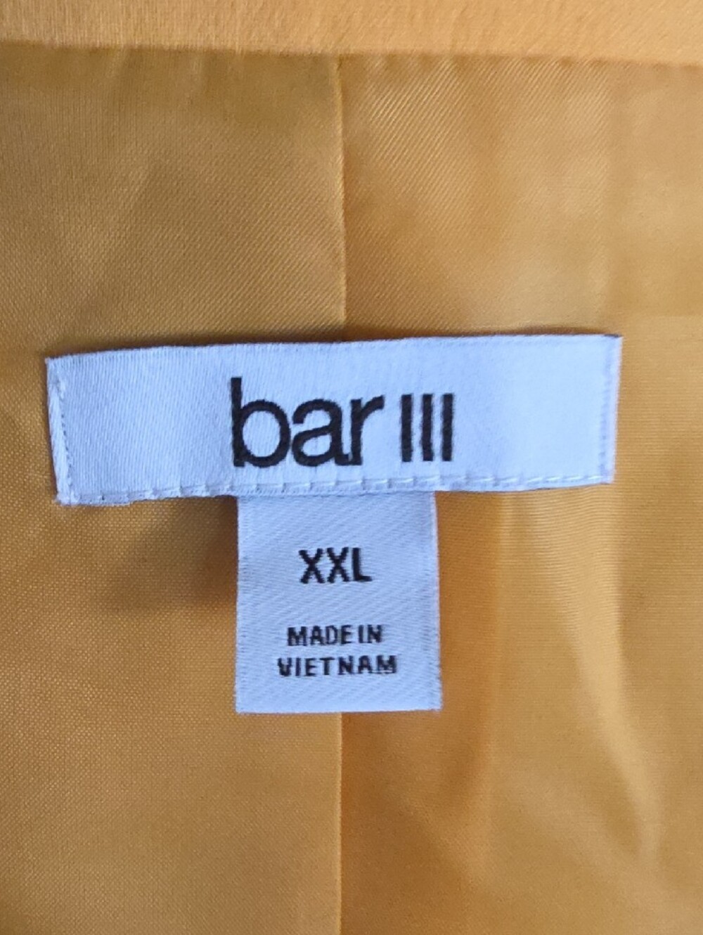 Bar III Canary Yellow Double-Breasted Women's Blazer - Picture 10 of 11